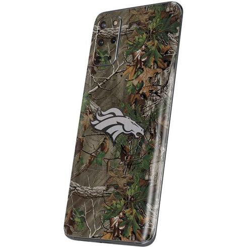 NFL Denver Broncos Realtree Xtra Green Camo Galaxy S20 Plus Skin